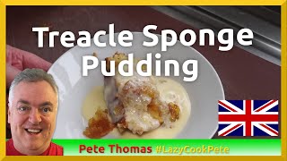 How to Make British Treacle Sponge Pudding  OvenBake Method [upl. by Kelcy]