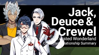 Crewel Deuce and Jack Relationship Summary Twisted Wonderland [upl. by Aneger]