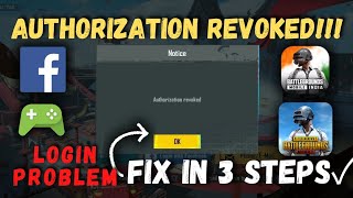 How do l fix authorization revoked PUBG mobileBgmi Authorization revoked [upl. by Acimad]