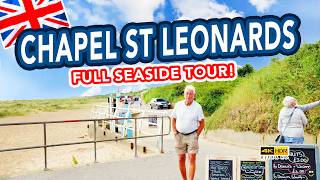 CHAPEL ST LEONARDS  A full tour of seaside holiday resort Chapel St Leonards near Skegness [upl. by Nilahs]