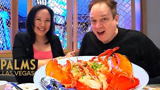 We Ate Lobster at the Palms Las Vegas Most Luxurious Chinese Restaurant [upl. by Robbert]