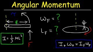 Angular Momentum Physics Practice Problems [upl. by Berga]