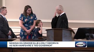 New Hampshire swears in new “Kid Governor” [upl. by Yeleek]