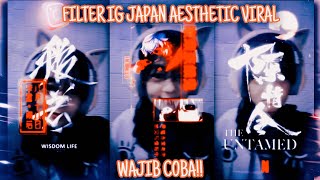 FILTER INSTAGRAM JAPAN AESTHETIC YANG LAGI VIRAL DI TIKTOK [upl. by Sinaj]