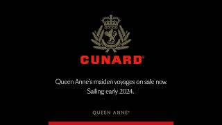 Cunard Queen Anne inaugural cruises now open for booking sailing in 2024 [upl. by Euv]