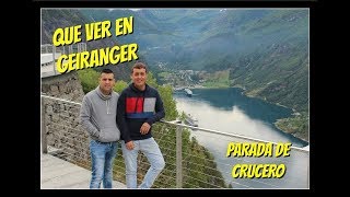 Que ver en GEIRANGER en UN DÍA  Crucero por los FIORDOS NORUEGOS [upl. by Burroughs]