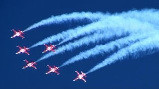 Patrouille Suisse Swiss Air Force Meeting Aérien BA701 SalondeProvence Air Show 2013 [upl. by Anavlys788]