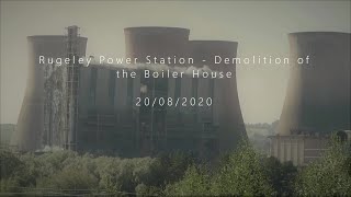 Rugeley Power Station  Demolition of the Boiler House [upl. by Banky]