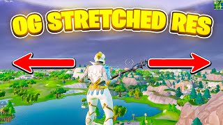 How To Get STRETCHED RESOLUTION in Fortnite on PC 🛠️ Best Fortnite OG Season Resolution [upl. by Avad]