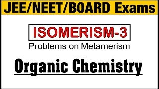 ISOMERISMIII  All Concepts Tricks Covered  Mission JEENEET 2024  Prime methods [upl. by Nolham]