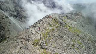 Inaccessible Pinnacle In Pinn Cuillin Ridge by Drone [upl. by Devan]