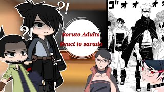 Adult Boruto React to SaradaBoruSara Part 2 [upl. by Fitz]