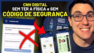 COMO CADASTRAR CNH DIGITAL SEM TER A CNH FÍSICA EM MÃOS QR CODE e SEM CÓDIGO DE SEGURANÇA [upl. by Adnaloj305]