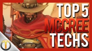 Top 5 MCCREE TECHNIQUES  Overwatch [upl. by Forrester468]