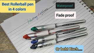 Uniball Vision Elite Rollerball penBest Rollerball pen hai ye Absolute Waterproof [upl. by Jeremias883]