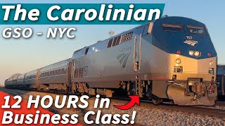 The Carolinian A 12 Hour Odyssey in Business Class  Greensboro  NYC [upl. by Eenert]