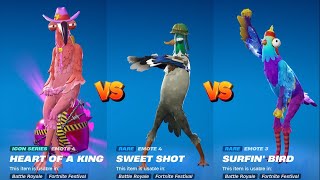 Fortnite NEW Birds of a Feather Skins Dance Battle trending [upl. by Worsham]