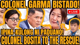 COLONEL GARMA ISINIWALAT ANG TUNAY NA RELASYON KAY RODRIGO DUTERTE REP PADUANO NAGALIT [upl. by Adnawak303]