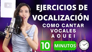 CALENTAMIENTO VOCAL 4 Ejercicios de vocalización en 10 minutos  Clases de canto Natalia Bliss [upl. by Mloc]