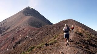 Volcan Fuego and Volcan Acatenango Guatemala [upl. by Xer]