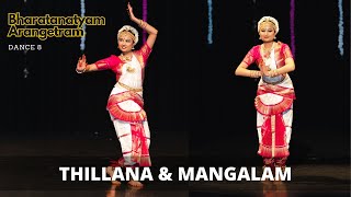 Thillana  Mangalam  Bharatanatyam Arangetram Dance 8  Indian Classical Dance  Dance  Yasvi [upl. by Lissner]