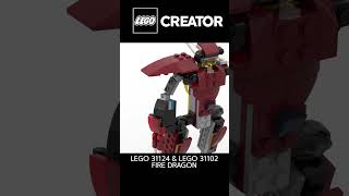 LEGO 31124 ALTERNATE BUILD with LEGO 31102 CREATOR FIRE DRAGON [upl. by Annoek]