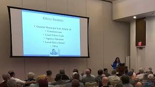 Ethics for Planning and Zoning  Sarah Brancatella Legislative and Counsel AOT NYS [upl. by Eylloh]