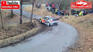 rallye MonteCarlo 2024  Shakedown  full attack  tout au câble [upl. by Ennaerb]