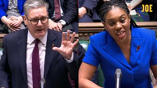 HIGHLIGHTS Kemi Badenoch takes on Keir Starmer at her first PMQs as Trump wins election [upl. by Asus7]