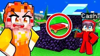 TROLLING My Crush in BEDWARS Minecraft [upl. by Midis]