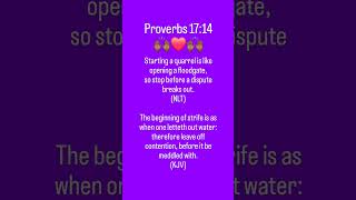 Proverbs 1714 ChristJesus [upl. by Lais]