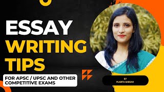 Essay Writing Tips  Apsc Forest Ranger  CCE 2023  UPSC [upl. by Tades]