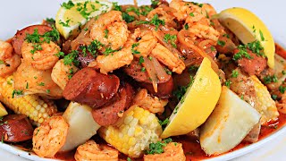 CAJUN BUTTER SHRIMP BOIL RECIPE [upl. by Aleydis506]