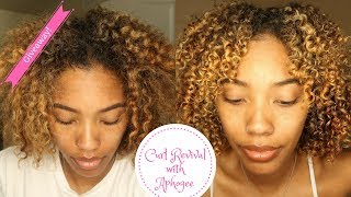 Curl Revival Aphogee Two Step Protein Treatment  Curlific Line Review  Giveaway [upl. by Franzen]