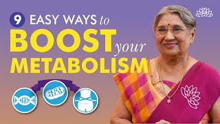 How to Boost Your Metabolism Naturally 9 Tips to Improve Your Metabolism  Health Tips [upl. by Enytnoel870]