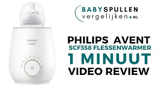 Philips Avent Flessenwarmer SCF358 review nederlands [upl. by Horgan546]