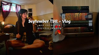 September TBR Vlog and Psychic Reading fantasy romance and the occult🐉 [upl. by Cerf]