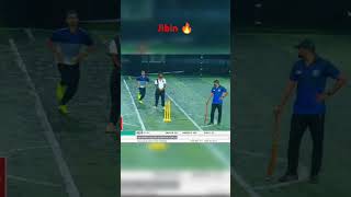 jibin the finisher tennisballcricket [upl. by Atyekram]