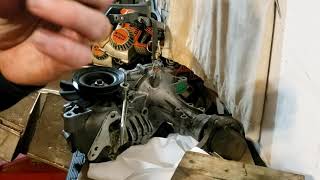 Ferris FW35 48 52 hydro transmission leaking hydro gear ZT2800 common oil leak repair part 3 [upl. by Ambrosius]