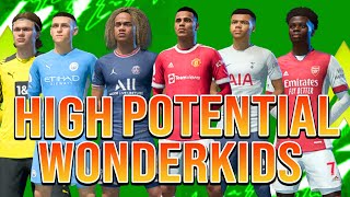 NEW FIFA 22 WONDERKIDS IN EVERY POSISTION  FIFA 22 WONDERKIDS CAREER MODE UNDER A MILLION [upl. by Afra982]