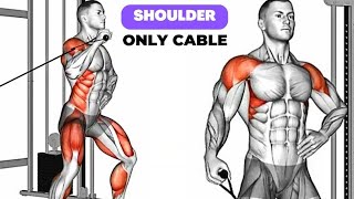 shoulder workout with cable at gym  Best Shoulder Exercises using Cables [upl. by Diaz]