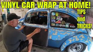 DIY How To  Vinyl Car Wrap At Home [upl. by Uyekawa774]