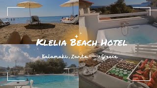 Klelia Beach Hotel in Kalamaki Zante Greece  September 2022 [upl. by Leo]