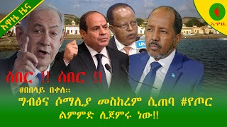 Alemneh Wasse ግበፅና ሶማሊያ መስከረም ሲጠባ የጦር ልምምድ ሊጀምሩ ነው [upl. by Pachston]