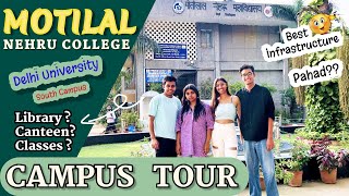 Motilal Nehru Campus Tour  Delhi University South Campus  MLNC College [upl. by Hgiel]