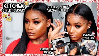 This ✨GLUELESS✨ Elastic Band Method Will Change Your Life Downsize a Big Wig  Fairyycemeber [upl. by Melisande]