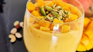 Mango Milkshake  Mango Lassi Rezept  Healthy Mango drink for kids  Mango juice [upl. by Dreyer677]