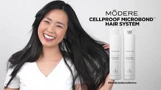 Introducing NEW Modere CellProof MicroBond™ Hair System [upl. by Einatsed]