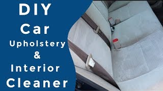 DIY Car Upholstery Cleaner Make Your Interior Look Brand New [upl. by Crim]