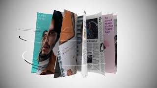 how to animate a magazine page flip in blender in 5 minutes [upl. by Suolkcin]